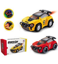 Auto ar skaņu un gaismu, un tvaika efektu (5 ritenis) dažādas 15 cm HW22053026