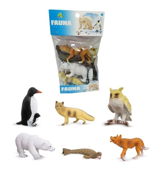 Dzīvnieku komplekts Polārie 6 gabali HW22058279