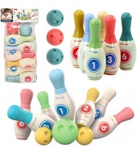 Ķegļu komplekts boulings 49x19 cm 6 kegli un 2 bumbas HW22072051