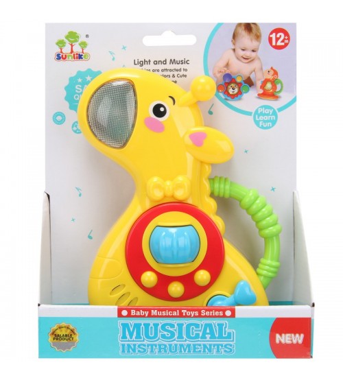Muzikāla rotaļlieta ar gaismu un skaņu Žirafe HWA1264414 