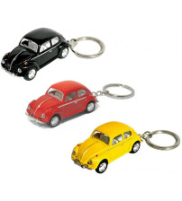 Breloks metāla auto modelis 1967 VOLSKWAGEN BEETLE GARBUS 5 cm KT2540K