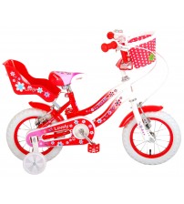 Divriteņu velosipēds 12 collas Lovely Girl ar 2 bremzēm (3-4.5 gadiem) VOL2039