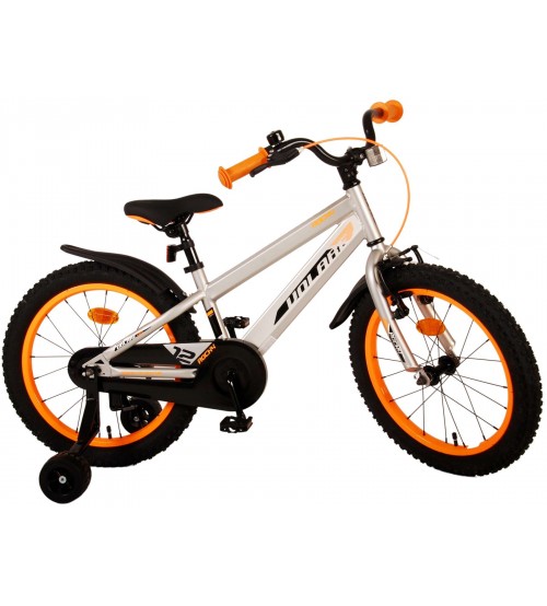 Bērnu velosipēds 18 collas Rocky (SALIKTS) (rokas un kājas bremze) (4-7 gadiem) VOL21729SAL