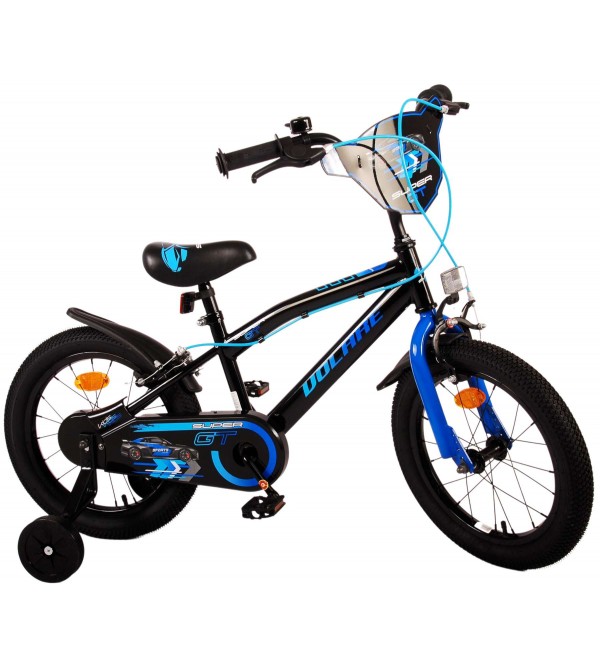 Bērnu velosipēds 16 collas Super GT (SALIKTS) (2 rokas bremzes, uz 85% salikts) (4-6 gadiem) VOL21781SAL