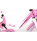 Bērnu velosipēds 16 collas Rose (SALIKTS) (rokas un kājas bremze, uz 95% salikts) (4-6 gadiem) VOL81611SAL